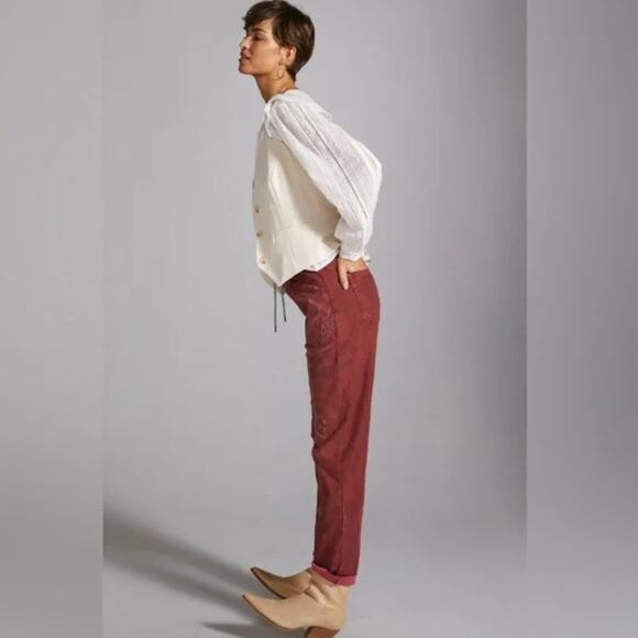 Anthropologie Trailblazer Hi-Rise Patchwork Pants - New - 30 Waist - Picture 5 of 8